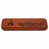 Deals 🧨 Disney Arribas Pen Case - Personalizable Rosewood Walt Disney World Double Case 😀