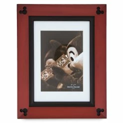 Budget ⌛ Disney Photo Frame - Mickey Mouse Icons - Wood - 5 X 7 ⌛