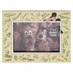 Best Pirce 🥰 Disney Photo Frame Magnet - Mickey Mouse Signatures 🥰