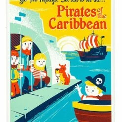 Best deal ⌛ Disney Postcard - Yo Ho Set Sail - Pirates Of The Caribbean 🔥
