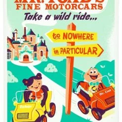 Best deal ❤️ Disney Postcard - Take A Wild Ride - Mr.Toad - By Perillo ❤️