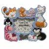 Discount 😀 Disney Photo Frame Magnet - Disney Cats - Blue 🔔