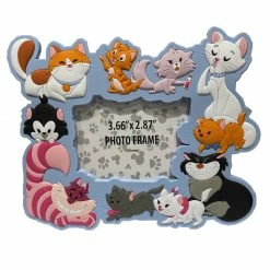 Discount 😀 Disney Photo Frame Magnet - Disney Cats - Blue 🔔